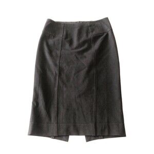 White House Black Market Stretch Pencil Skirt Black Knee Length Lined Size 2